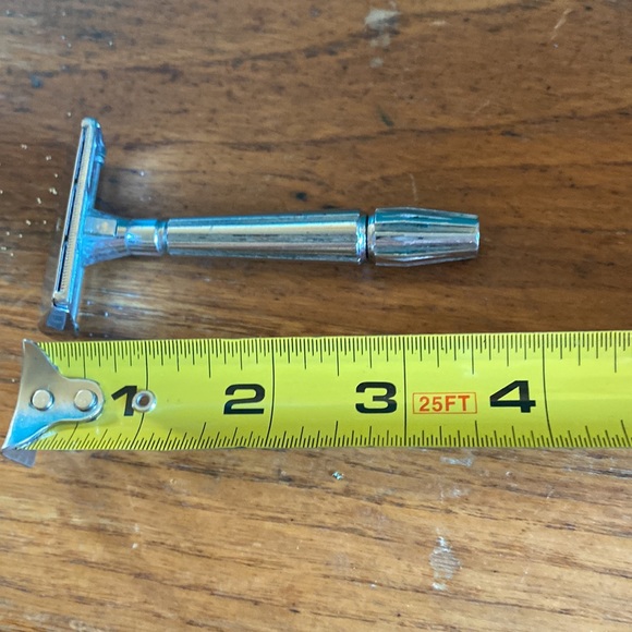 Vintage GEM Micromatic USA Art Deco chrome finish single blade hand held razor - Picture 8 of 9